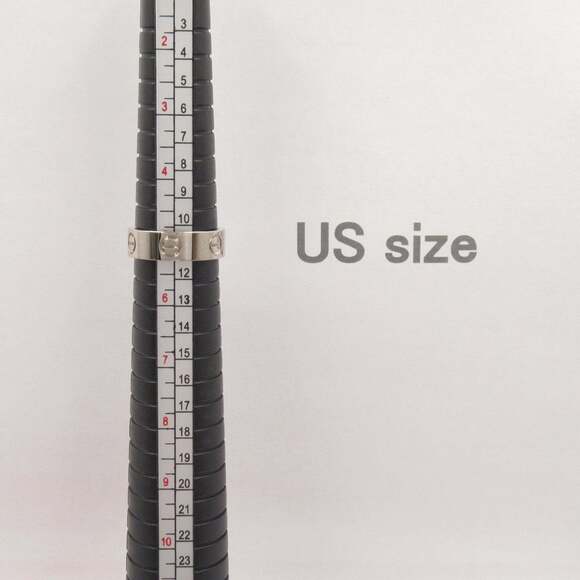 CARTIER Authentic 18k Silver Love Ring - Picture 6 of 7